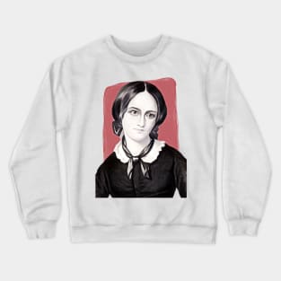 English Writer Emily Brontë illustration Crewneck Sweatshirt